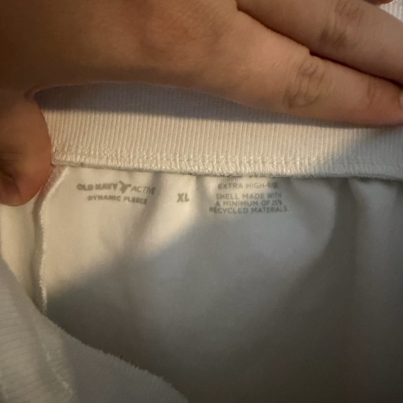 Old Navy Women's Athletic White Shorts - Picture 2 of 3